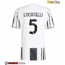 Moške Nogometnih dresov Juventus Manuel Locatelli #5 Domači 2025-26 Kratki rokavi